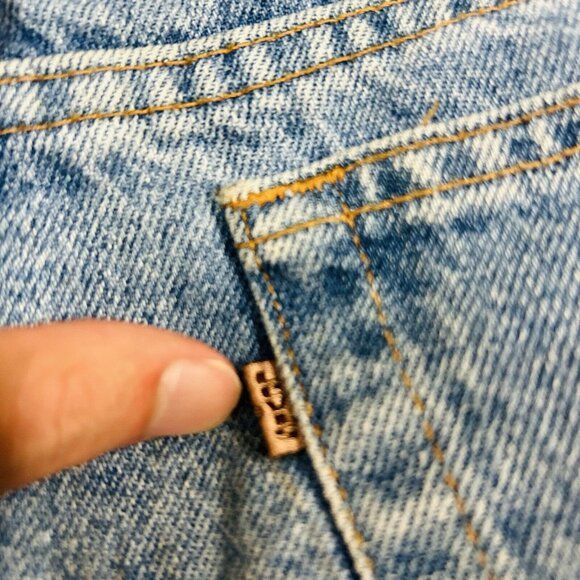 Vintage Levis 540 Relaxed Fit Jeans Men's 42X30 Brown Tab 1990s Baggy - Picture 14 of 14